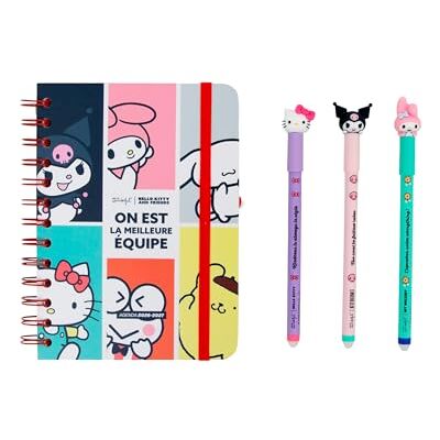 Mr. Wonderful Hello Kitty Agenda Set 2026 2027 Veckovis + 3 raderbara pennor kompakt planerare med klistermärken Vi är det bästa laget Mr. Wonderful Hello Kitty Agenda Set 2026 2027 Veckovis + 3 raderbara pennor kompakt planerare med klistermärken Vi är det bästa laget