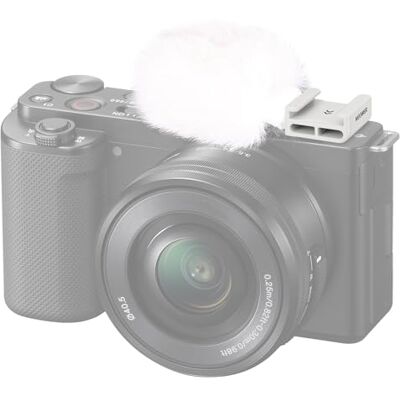 NEEWER Vindmuff för kall sko för ZV-serien Vlog-kameror, mikrofon lurvig vindruta med kall sko monteringsadapter tillbehör kompatibel med Sony ZV-1F ZV-E10 ZV-1 ZV-E1 ZV-1 II, CA133 vit NEEWER Vindmuff för kall sko för ZV-serien Vlog-kameror, mikrofon lurvig vindruta med kall sko monteringsadapter tillbehör kompatibel med Sony ZV-1F ZV-E10 ZV-1 ZV-E1 ZV-1 II, CA133 vit