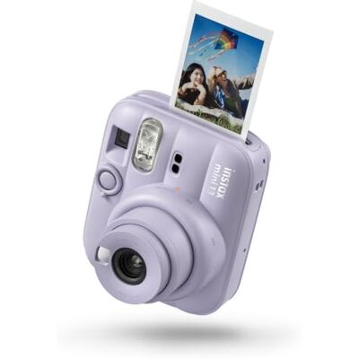 instax mini 13 instantkamera med inbyggd automatisk blixt, inbyggd spegel för selfies, närbildsläge och självutlösare, Dreamy Purple instax mini 13 instantkamera med inbyggd automatisk blixt, inbyggd spegel för selfies, närbildsläge och självutlösare, Dreamy Purple