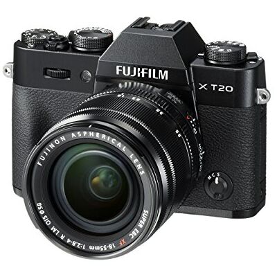 Fujifilm X-T20 Spegelfri Kamera, Svart, 18-55 mm Fujifilm X-T20 Spegelfri Kamera, Svart, 18-55 mm