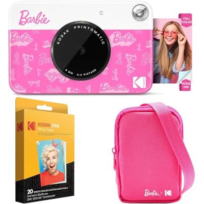 Kodak x Barbie Printomatic Färgkamera för Direktutskrifter Barbie Startpaket (Signaturstil) + Barbie Deluxe Kameraväska + Zink-papper (20 ark) Kodak x Barbie Printomatic Färgkamera för Direktutskrifter Barbie Startpaket (Signaturstil) + Barbie Deluxe Kameraväska + Zink-papper (20 ark)