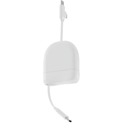 Xoopar 1 m 60 W infällbar multiUSB-kabel – snabb USB-C och Lightning, CarPlay-kompatibel och Ice-R-dataöverföring vit Xoopar 1 m 60 W infällbar multiUSB-kabel – snabb USB-C och Lightning, CarPlay-kompatibel och Ice-R-dataöverföring vit
