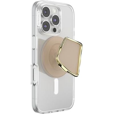 PopSockets Telefongrepp för MagSafe med stativ, magnetiskt stativ, utbytbar topp, säkert grepp för iPhone MagSafe-fodral, telefon och surfplattegrepp – emaljerad latte-skärning PopSockets Telefongrepp för MagSafe med stativ, magnetiskt stativ, utbytbar topp, säkert grepp för iPhone MagSafe-fodral, telefon och surfplattegrepp – emaljerad latte-skärning