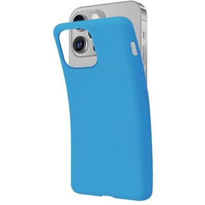 SBS Skal till iPhone 12 Pro Max ljusblå Cerulean Pantone 2191 C, mjukt och flexibelt reptåligt fodral, tunt och bekvämt att hålla i fickan, kompatibelt fodral med trådlös laddning SBS Skal till iPhone 12 Pro Max ljusblå Cerulean Pantone 2191 C, mjukt och flexibelt reptåligt fodral, tunt och bekvämt att hålla i fickan, kompatibelt fodral med trådlös laddning