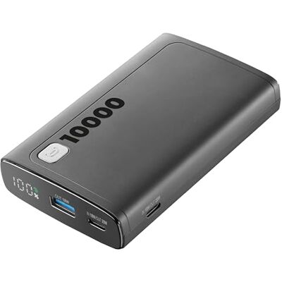 Cellular Line Elite 10 000 Bärbar laddare Kapacitet på 10 000 mAh +72 timmars extra laddning 1xUSB OUTPUT: 18W Adaptive Technology 2xUSB-C INPUT: 18 W/OUTPUT: 20W PD Svart Cellular Line Elite 10 000 Bärbar laddare Kapacitet på 10 000 mAh +72 timmars extra laddning 1xUSB OUTPUT: 18W Adaptive Technology 2xUSB-C INPUT: 18 W/OUTPUT: 20W PD Svart