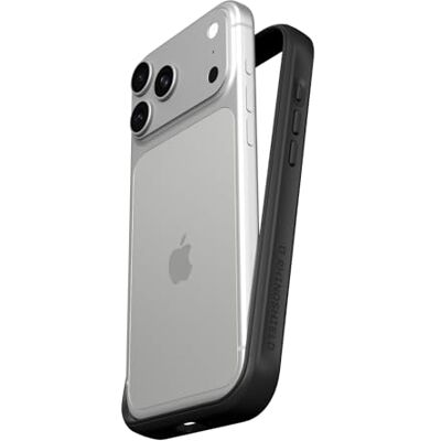 RhinoShield Telefonfodral kompatibelt med iPhone 17 Pro Max Mod NX – modulärt skyddande stötfångare fodral utan baksida, smal design, stöttåligt med fallskydd i militärkvalitet – svart RhinoShield Telefonfodral kompatibelt med iPhone 17 Pro Max Mod NX – modulärt skyddande stötfångare fodral utan baksida, smal design, stöttåligt med fallskydd i militärkvalitet – svart