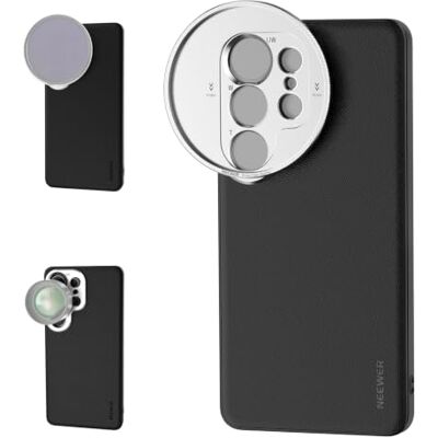 NEEWER S26 Ultra mobiltelefonfodral, modulärt skyddsfodral med 17 mm objektivhållare och 67 mm filterring, kompatibel med Samsung Galaxy S26 Ultra MagSafe Qi laddare och magnetiska tillbehör, PA192 NEEWER S26 Ultra mobiltelefonfodral, modulärt skyddsfodral med 17 mm objektivhållare och 67 mm filterring, kompatibel med Samsung Galaxy S26 Ultra MagSafe Qi laddare och magnetiska tillbehör, PA192