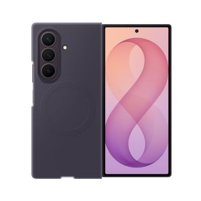 Samsung officiellt silikonmagnetfodral för Galaxy Z Fold8 Ultra Violet Shadow Samsung officiellt silikonmagnetfodral för Galaxy Z Fold8 Ultra Violet Shadow