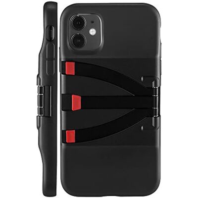 Joby JB01667-BWW StandPoint smartphone-fodral för Apple iPhone 11 – skyddsfodral, inbyggt aluminiumstativ, trådlös laddning, för selfies, foto, video, vloggning, videosamtal, livestreaming Joby JB01667-BWW StandPoint smartphone-fodral för Apple iPhone 11 – skyddsfodral, inbyggt aluminiumstativ, trådlös laddning, för selfies, foto, video, vloggning, videosamtal, livestreaming