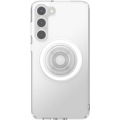 PopSockets Samsung Galaxy S23 Plus fodral kompatibelt med MagSafe, med magnetiskt runt telefongrepp ingår, telefonfodral för Galaxy S23+ – klar PopSockets Samsung Galaxy S23 Plus fodral kompatibelt med MagSafe, med magnetiskt runt telefongrepp ingår, telefonfodral för Galaxy S23+ – klar