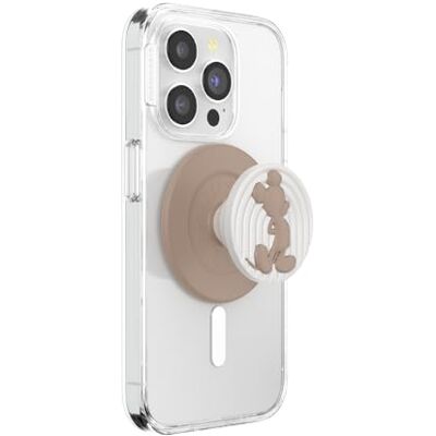 PopSockets runt telefonhandtag kompatibelt med MagSafe, adapterring ingår, telefonhållare, trådlös laddning kompatibel – PopOut Latte Mickey Grip PopSockets runt telefonhandtag kompatibelt med MagSafe, adapterring ingår, telefonhållare, trådlös laddning kompatibel – PopOut Latte Mickey Grip