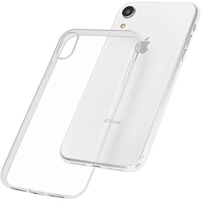 mumbi Fodral kompatibelt med iPhone XR mobiltelefonfodral smal transparent 27119, UV-skydd smal transparent mumbi Fodral kompatibelt med iPhone XR mobiltelefonfodral smal transparent 27119, UV-skydd smal transparent