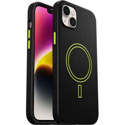 OtterBox Slim Series skal för iPhone 14 Plus med MagSafe, stöttåligt, fallsäkert, supertunt, skyddande skal, testad till militärstandard, ELECTRIC VIBES OtterBox Slim Series skal för iPhone 14 Plus med MagSafe, stöttåligt, fallsäkert, supertunt, skyddande skal, testad till militärstandard, ELECTRIC VIBES