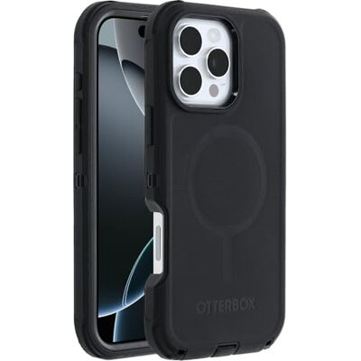 OtterBox Defender MagSafe Skal för iPhone 16 Pro Max, Svart Stötsäkert, fallsäkert, mycket robust skyddande fodral, testad till militärstandard 7x, Utan retailförpackning OtterBox Defender MagSafe Skal för iPhone 16 Pro Max, Svart Stötsäkert, fallsäkert, mycket robust skyddande fodral, testad till militärstandard 7x, Utan retailförpackning