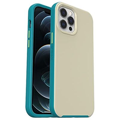 OtterBox Slim Series skal för iPhone 12 Pro Max med MagSafe, stöttåligt, fallsäkert, supertunt, skyddande skal, testad till militärstandard, Grå/Grön OtterBox Slim Series skal för iPhone 12 Pro Max med MagSafe, stöttåligt, fallsäkert, supertunt, skyddande skal, testad till militärstandard, Grå/Grön