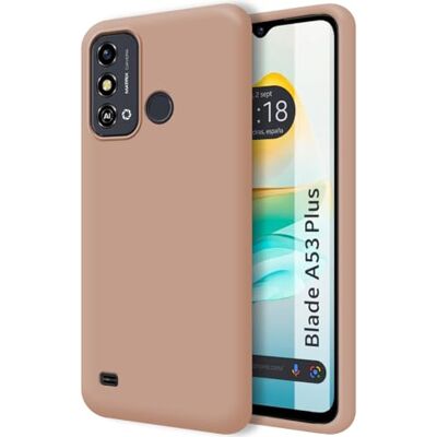 Tumundosmartphone Ultramjukt flytande silikonfodral för Zte Blade A53 Plus färg rosa Tumundosmartphone Ultramjukt flytande silikonfodral för Zte Blade A53 Plus färg rosa