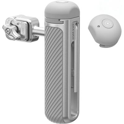 NEEWER sidohandtag snabbkoppling sidohandtag med avtagbar Bluetooth-utlösare, anti-off cold shoe kompatibel med iPhone 16 Pro 16 Pro Max S25 Ultra Phone bur Cage tillbehör, silver + grå PA045E NEEWER sidohandtag snabbkoppling sidohandtag med avtagbar Bluetooth-utlösare, anti-off cold shoe kompatibel med iPhone 16 Pro 16 Pro Max S25 Ultra Phone bur Cage tillbehör, silver + grå PA045E