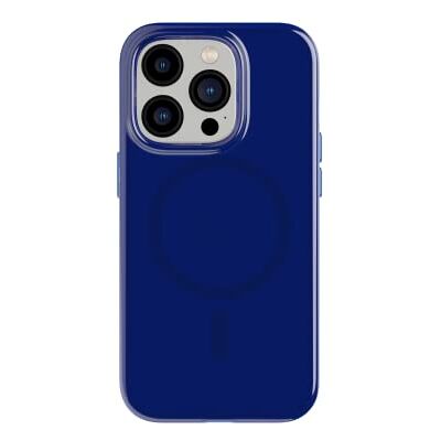 tech21 iPhone 14 Pro Evo Tint kompatibel med MagSafe – stötdämpande och repbeständigt tonat telefonfodral med 3,7 m multidroppskydd, blå tech21 iPhone 14 Pro Evo Tint kompatibel med MagSafe – stötdämpande och repbeständigt tonat telefonfodral med 3,7 m multidroppskydd, blå