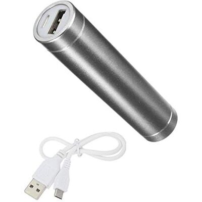 Shot Case Externt batteri för Meizu Pro 7 Plus Universal Power Bank 2 600 mAh med USB-kabel/Mirco USB nödfallsbatteri (silver) Shot Case Externt batteri för Meizu Pro 7 Plus Universal Power Bank 2 600 mAh med USB-kabel/Mirco USB nödfallsbatteri (silver)