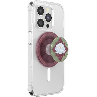 PopSockets runt telefongrepp kompatibelt med MagSafe, adapterring ingår, telefonhållare, trådlös laddning kompatibel – välkommen till White Lotus PopSockets runt telefongrepp kompatibelt med MagSafe, adapterring ingår, telefonhållare, trådlös laddning kompatibel – välkommen till White Lotus