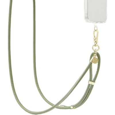 PopSockets telefonsnodd, telefonhållare, crossbody telefonrem – eukalyptus PopSockets telefonsnodd, telefonhållare, crossbody telefonrem – eukalyptus