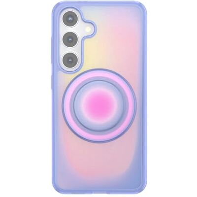 PopSockets Samsung Galaxy S24 fodral kompatibelt med MagSafe, med magnetiskt runt telefongrepp ingår, telefonfodral för Galaxy S24 – Aura PopSockets Samsung Galaxy S24 fodral kompatibelt med MagSafe, med magnetiskt runt telefongrepp ingår, telefonfodral för Galaxy S24 – Aura