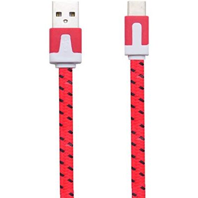 Shot Case Noodle kabel typ C för Samsung Galaxy S10 + laddare Android USB 1, 5 m anslutning flätad (röd) Shot Case Noodle kabel typ C för Samsung Galaxy S10 + laddare Android USB 1, 5 m anslutning flätad (röd)