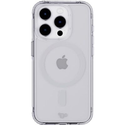 tech21 Evo Clear mobiltelefonfodral för iPhone 15 Pro – kompatibel med MagSafe – transparent – vetenskapligt beprövad fallanvändning: 3,6 m tech21 Evo Clear mobiltelefonfodral för iPhone 15 Pro – kompatibel med MagSafe – transparent – vetenskapligt beprövad fallanvändning: 3,6 m