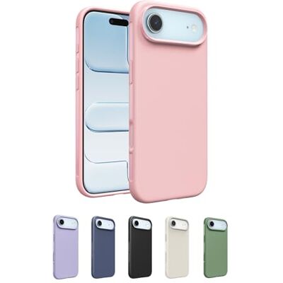 Belkin SheerForce Protect MagSafe-kompatibelt Skal för iPhone Air med tunn design och ytbehandling som skyddar mot repor magnetiskt, transparent och stötsäkert skyddsfodral för iPhone Rosa Belkin SheerForce Protect MagSafe-kompatibelt Skal för iPhone Air med tunn design och ytbehandling som skyddar mot repor magnetiskt, transparent och stötsäkert skyddsfodral för iPhone Rosa