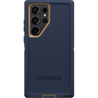 OtterBox Defender Series fodral för Galaxy S23 Ultra – blå mockaskor (blå) OtterBox Defender Series fodral för Galaxy S23 Ultra – blå mockaskor (blå)