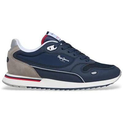 Pepe Jeans herr Bexley City M Sneak, blå (marinblå), 7 UK Pepe Jeans herr Bexley City M Sneak, blå (marinblå), 7 UK