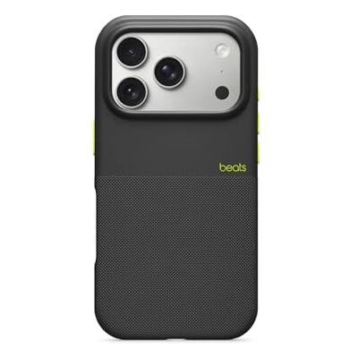 Beats iPhone 17 Pro-skal med MagSafe och kamerareglage, rep- och falltestad, matt yta med mikrofiberfoder – Everest-svart Beats iPhone 17 Pro-skal med MagSafe och kamerareglage, rep- och falltestad, matt yta med mikrofiberfoder – Everest-svart