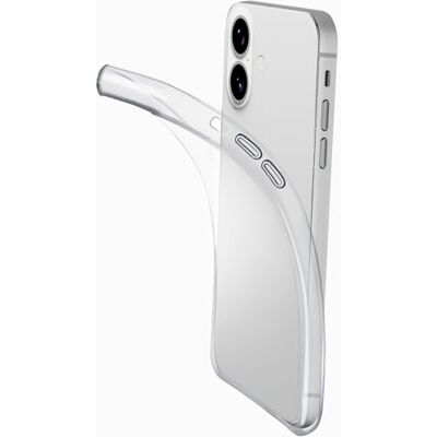 Cellular Line Fin Kompatibel Med iPhone 17 Och iPhone 17 Pro Ultratunt Transparent Mjukt Gummi Fodral Repskydd Och Gulnar Inte Cellular Line Fin Kompatibel Med iPhone 17 Och iPhone 17 Pro Ultratunt Transparent Mjukt Gummi Fodral Repskydd Och Gulnar Inte
