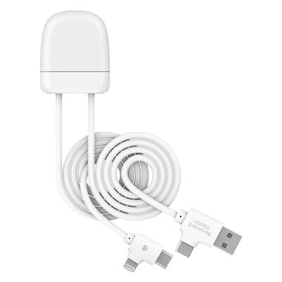 Xoopar 4-i-1 multi-USB-kabel inbyggd AIRTAG certifierad av Apple snabbladdning 60 w dataöverföring 1 m lång Typ C-kontakter Lightening USB USB C ICE TAG Xoopar 4-i-1 multi-USB-kabel inbyggd AIRTAG certifierad av Apple snabbladdning 60 w dataöverföring 1 m lång Typ C-kontakter Lightening USB USB C ICE TAG