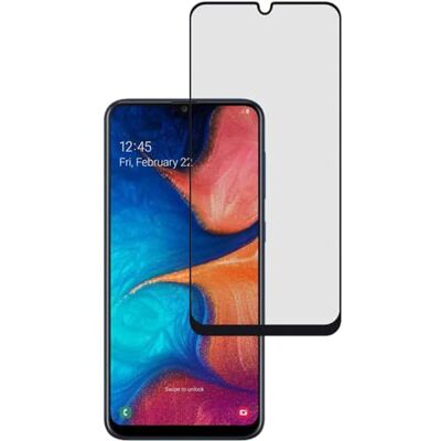 TELLUR härdat glas 2,5D hellim för Samsung Galaxy A20, svart TELLUR härdat glas 2,5D hellim för Samsung Galaxy A20, svart