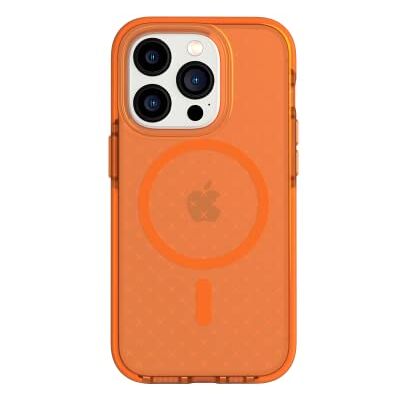 tech21 iPhone 14 Pro Evo Check kompatibel med MagSafe® – stötdämpande och smalt skyddande telefonfodral med 4,9 m FlexShock Multi-Drop skydd och extra knappar. tech21 iPhone 14 Pro Evo Check kompatibel med MagSafe® – stötdämpande och smalt skyddande telefonfodral med 4,9 m FlexShock Multi-Drop skydd och extra knappar.