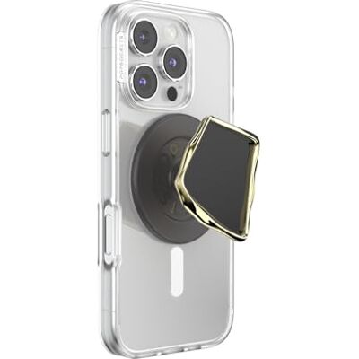 PopSockets Telefongrepp för MagSafe med stativ, magnetiskt stativ, utbytbar topp, säkert grepp för iPhone MagSafe-fodral, telefon och surfplattegrepp – emalj, obsidian skärning PopSockets Telefongrepp för MagSafe med stativ, magnetiskt stativ, utbytbar topp, säkert grepp för iPhone MagSafe-fodral, telefon och surfplattegrepp – emalj, obsidian skärning