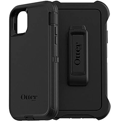 OtterBox Defender skal för iPhone 11, extra stöttåligt, fallsäkert, skyddande skal, testad till militärstandard x4, Svart OtterBox Defender skal för iPhone 11, extra stöttåligt, fallsäkert, skyddande skal, testad till militärstandard x4, Svart