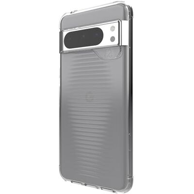 ZAGG Luxe Google Pixel 8-fodral – smal och snygg design med 3,0 m fallskydd, tillverkad av 100% återvunnet innehåll, trådlös laddning kompatibelt telefonfodral, klar ZAGG Luxe Google Pixel 8-fodral – smal och snygg design med 3,0 m fallskydd, tillverkad av 100% återvunnet innehåll, trådlös laddning kompatibelt telefonfodral, klar