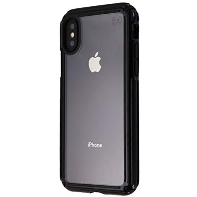 Speck Products Presidio V-grepp iPhone Xs/iPhone X fodral, klar/svart Speck Products Presidio V-grepp iPhone Xs/iPhone X fodral, klar/svart