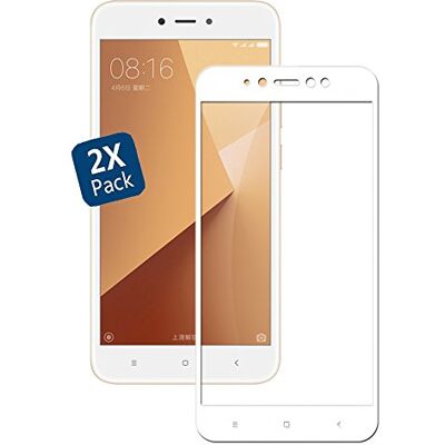 GOGME XiaoMi RedMi Note 5A Prime skyddsfilm, 0,33 mm 2,5D kanter, 9H hårdhet härdat okrossbart glas effektivt skydd av skärmen, vit GOGME XiaoMi RedMi Note 5A Prime skyddsfilm, 0,33 mm 2,5D kanter, 9H hårdhet härdat okrossbart glas effektivt skydd av skärmen, vit