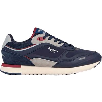 Pepe Jeans herr Bexley Urban M Sneak, blå (marinblå), 7 UK, Marinblått, 7 UK Pepe Jeans herr Bexley Urban M Sneak, blå (marinblå), 7 UK, Marinblått, 7 UK