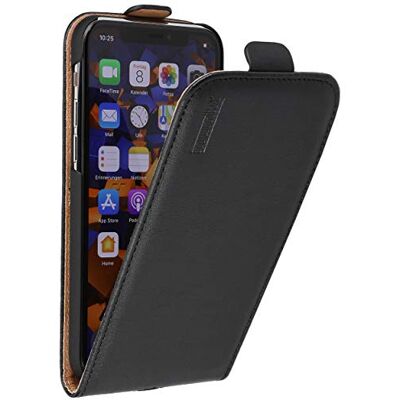 mumbi plånboksfodral i äkta läder kompatibelt med iPhone 11 Pro Max skal läder väska plånbok svart mumbi plånboksfodral i äkta läder kompatibelt med iPhone 11 Pro Max skal läder väska plånbok svart