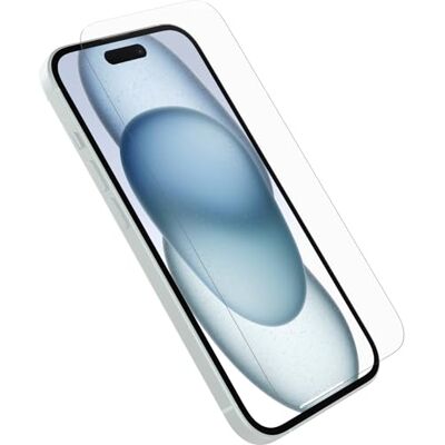 OtterBox Premium Glass skärmskydd för iPhone 15, härdat glas, avancerat repskydd, Klarar fall upp till 0,9m, Utan retailförpackning OtterBox Premium Glass skärmskydd för iPhone 15, härdat glas, avancerat repskydd, Klarar fall upp till 0,9m, Utan retailförpackning