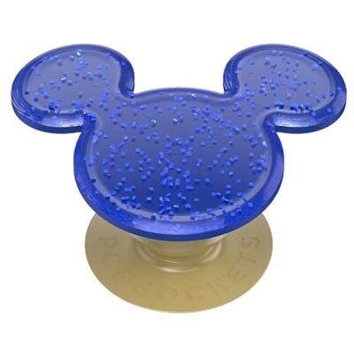 PopSockets Telefongrepp med expanderande kickstand, för telefon, Disney Earridescent Glitter Navy Musse PopSockets Telefongrepp med expanderande kickstand, för telefon, Disney Earridescent Glitter Navy Musse