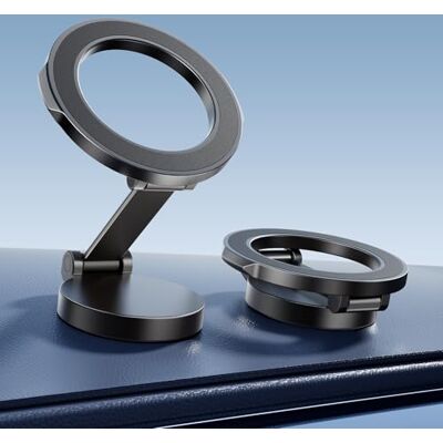 GlasFlength Magnetisk biltelefonhållare för MagSafe, telefonhållare bil magnet mobiltelefon hopfällbar bil 360° rotation bilhållare för iPhone 15 14 13 12 och MagSafe-fodral GlasFlength Magnetisk biltelefonhållare för MagSafe, telefonhållare bil magnet mobiltelefon hopfällbar bil 360° rotation bilhållare för iPhone 15 14 13 12 och MagSafe-fodral