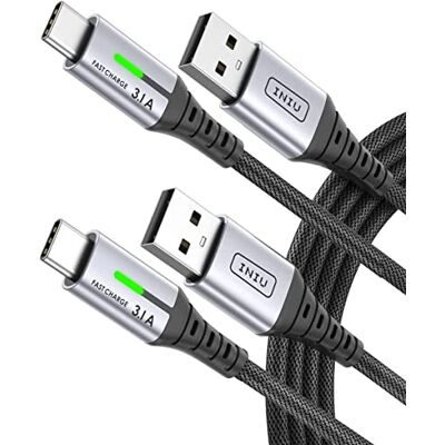 INIU USB C-kabel, 2 m 2 m typ C laddningskabel USB A till USB C Nylon USB-C laddkabel lång, mobiltelefon laddningskabel för iPhone 17 16 Pro Samsung Galaxy S26 S25 Note 10 Google Pixel 7 INIU USB C-kabel, 2 m 2 m typ C laddningskabel USB A till USB C Nylon USB-C laddkabel lång, mobiltelefon laddningskabel för iPhone 17 16 Pro Samsung Galaxy S26 S25 Note 10 Google Pixel 7