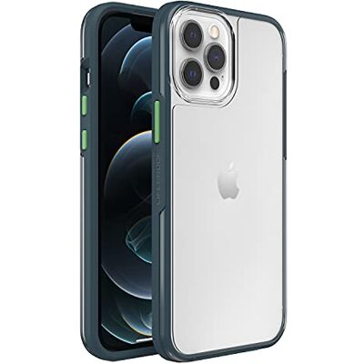 LifeProof SEE skal för iPhone 12 Pro Max, stöttåligt, fallsäkert till 2 meter, supertunt, tillverkat med hållbarhet, Klar/Blå LifeProof SEE skal för iPhone 12 Pro Max, stöttåligt, fallsäkert till 2 meter, supertunt, tillverkat med hållbarhet, Klar/Blå