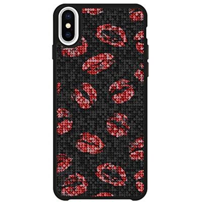 SBS XoXo hårt skal för iPhone XS/X, med paljettyta SBS XoXo hårt skal för iPhone XS/X, med paljettyta