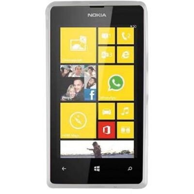 Phonix Gel Protection Plus skal med skärmskyddsfolie för Nokia Lumia 525 transparent/vit Phonix Gel Protection Plus skal med skärmskyddsfolie för Nokia Lumia 525 transparent/vit